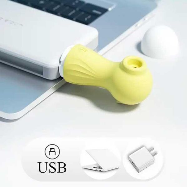 Рожевий кліторальний вакуумний вібратор Wo-sex Lilo (вуманайзер) USB - Вібратори Т0000743-1 фото